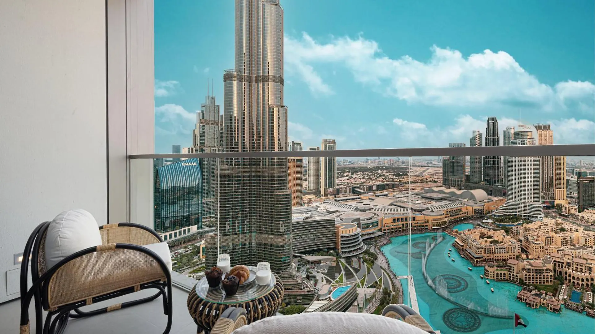公寓 Sky-High Luxury 2Br Burj View Walk Dubai Mall
